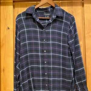 Collared Plaid Shirt